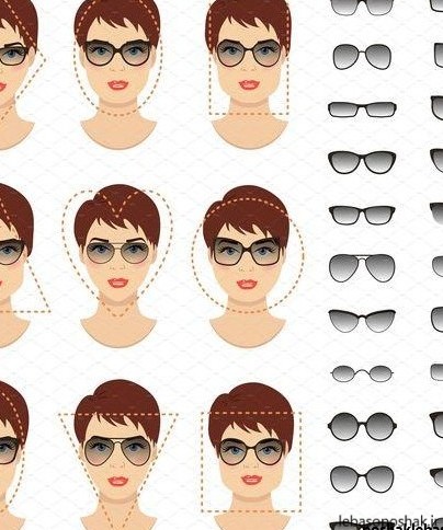مدل عینک افتابی زنانه جدید