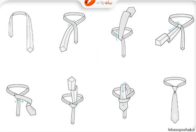 مدل جدید بستن کراوات مردانه