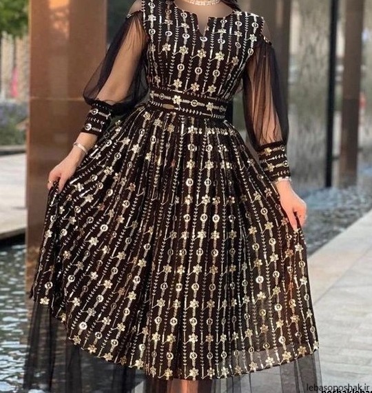 مدل لباس مجلسی دخترانه کوتاه ایرانی