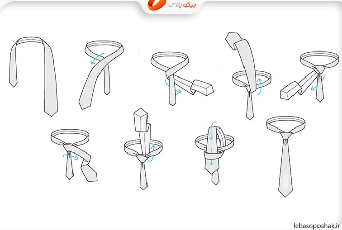 مدل جدید بستن کراوات مردانه