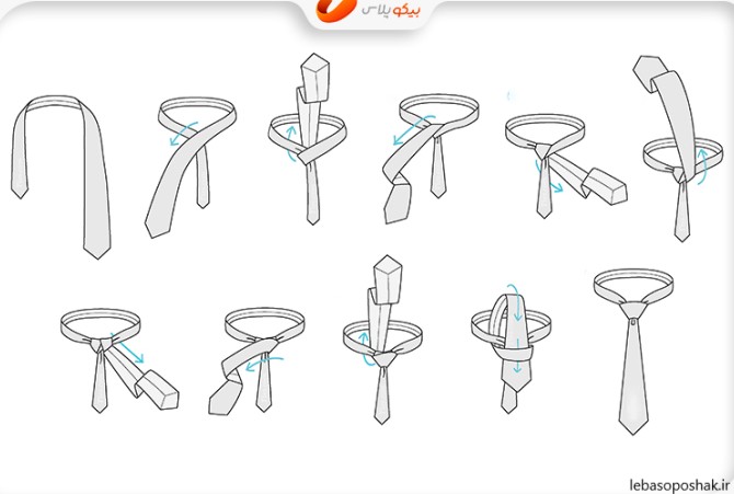 مدل جدید بستن کراوات مردانه